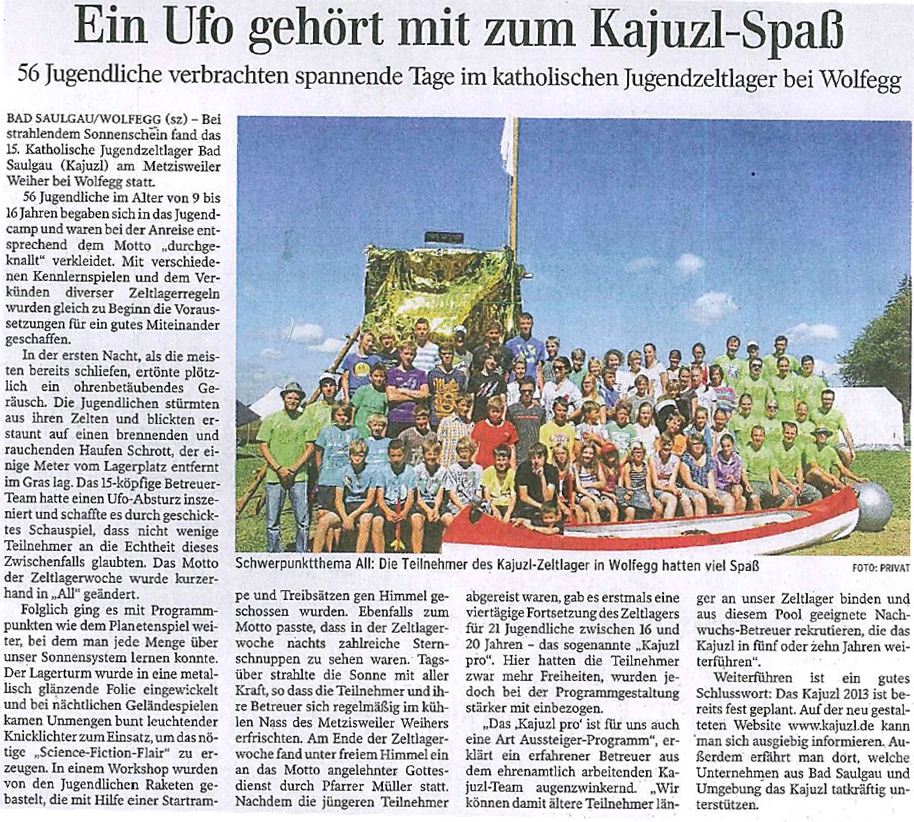 KAJUZL_2012_Zeitungsbericht